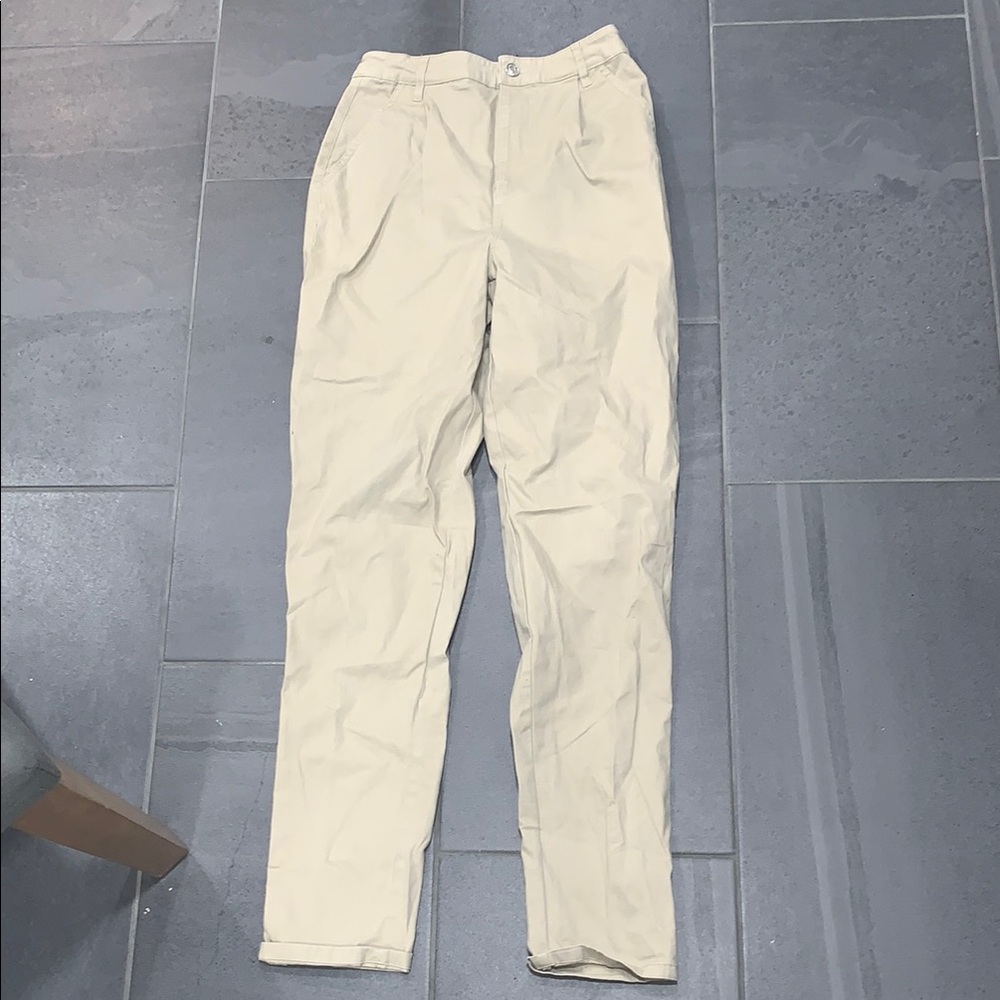ASOS Women’s 4 Tall Cream Khaki Pants